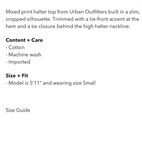 Urban Outfitters Keyhole Halter Top - Picture 5 of 5